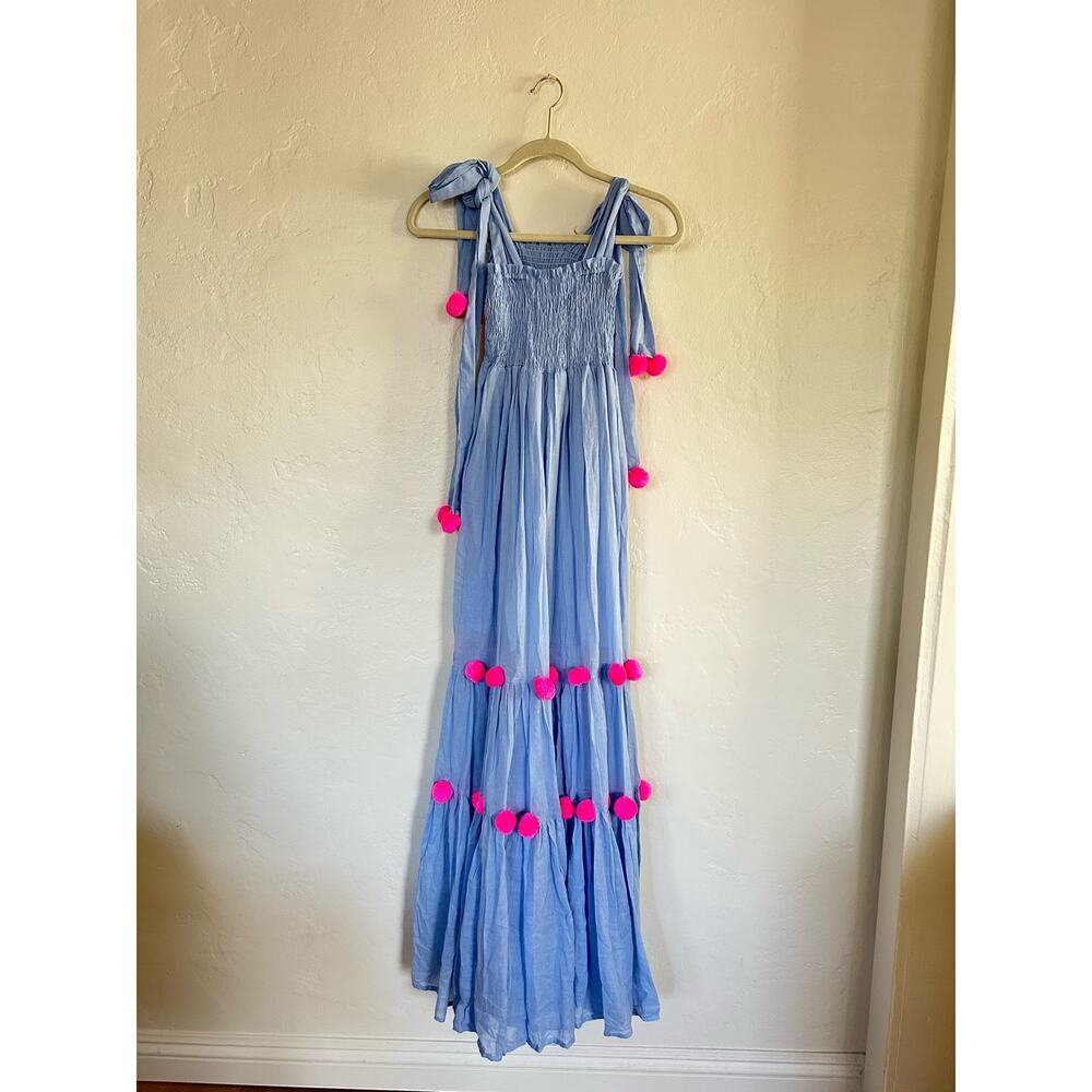 Sundress Maxi Pompom Maxi Dress - Picture 3 of 5